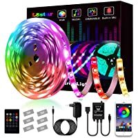 Tiras LED- L8star Tiras de Luces LED Smart 5050 Control APP-Luces Led Habitacion con Controlador Bluetooth Sincronizar…